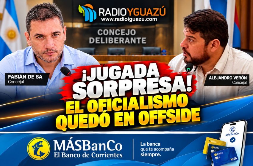  LA OPOSICIÓN SORPRENDIÓ AL OFICIALISMO Y LO DEJÓ EN OFFSIDE EN EL CONCEJO DELIBERANTE