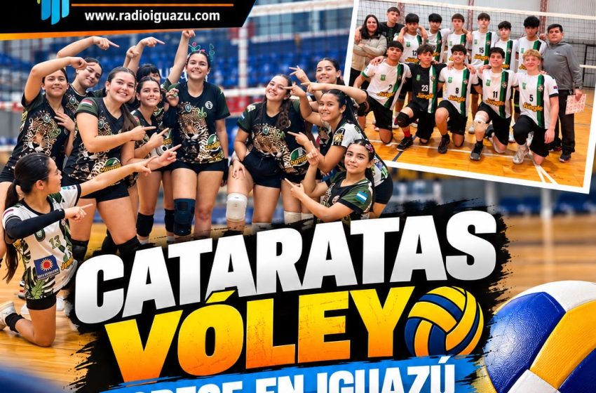  CATARATAS VÓLEY CRECE EN IGUAZÚ: 240 JUGADORES, 18 SELECCIONADOS MISIONEROS Y UNO EN LA SELECCIÓN ARGENTINA